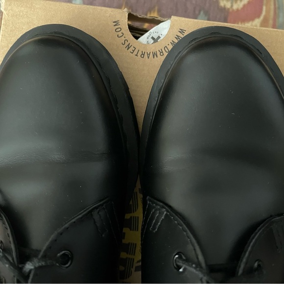 Dr Martens 1461 Oxford Smooth Black Mono Women’s Size 7 - Picture 2 of 7